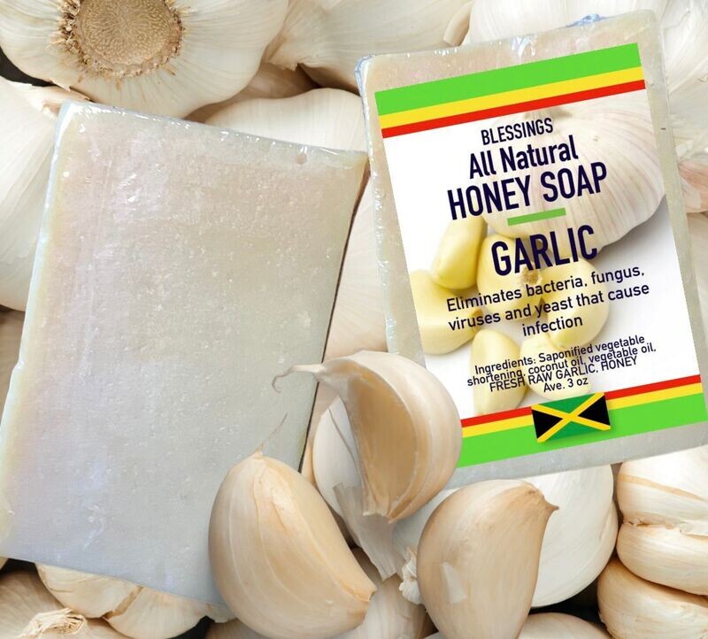 HONEY GARLIC SOAP (3oz)