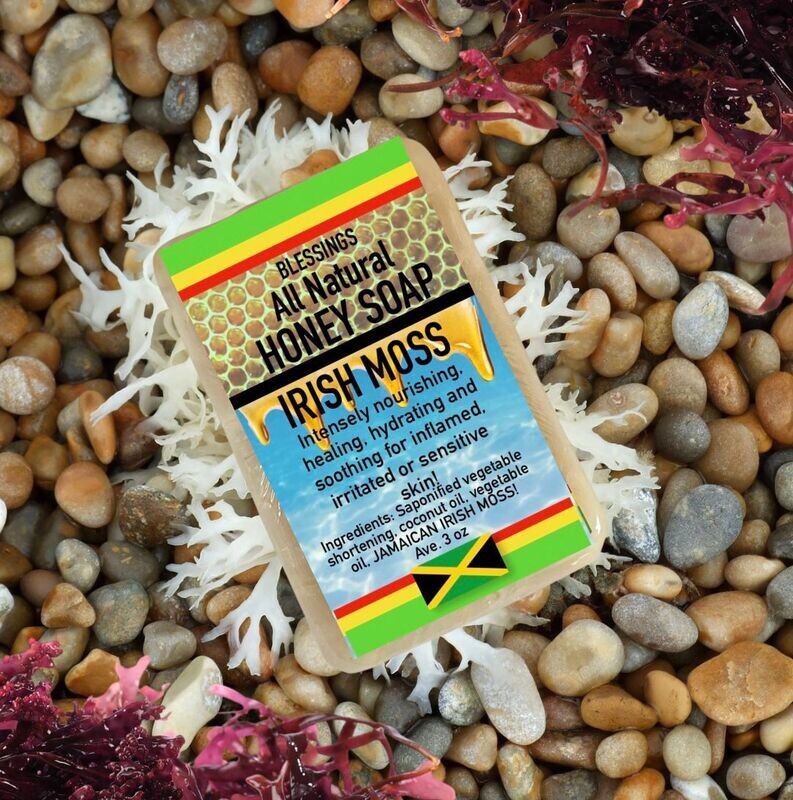 HONEY IRISH MOSS SOAP (3oz)