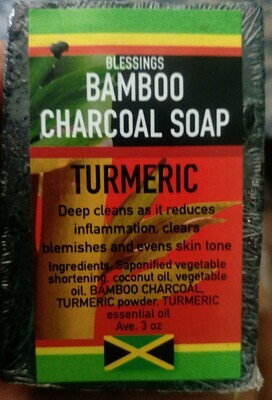 Bamboo Charcoal Tumeric Soap
