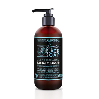 Liquid Black Soap Facial Cleanser (236ml)