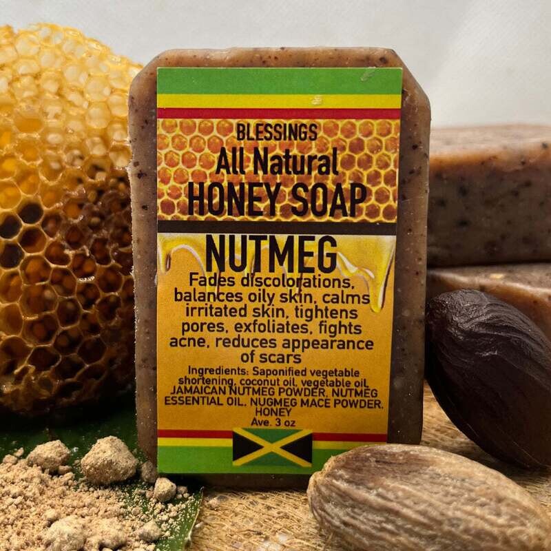 HONEY NUTMEG SOAP (3oz)