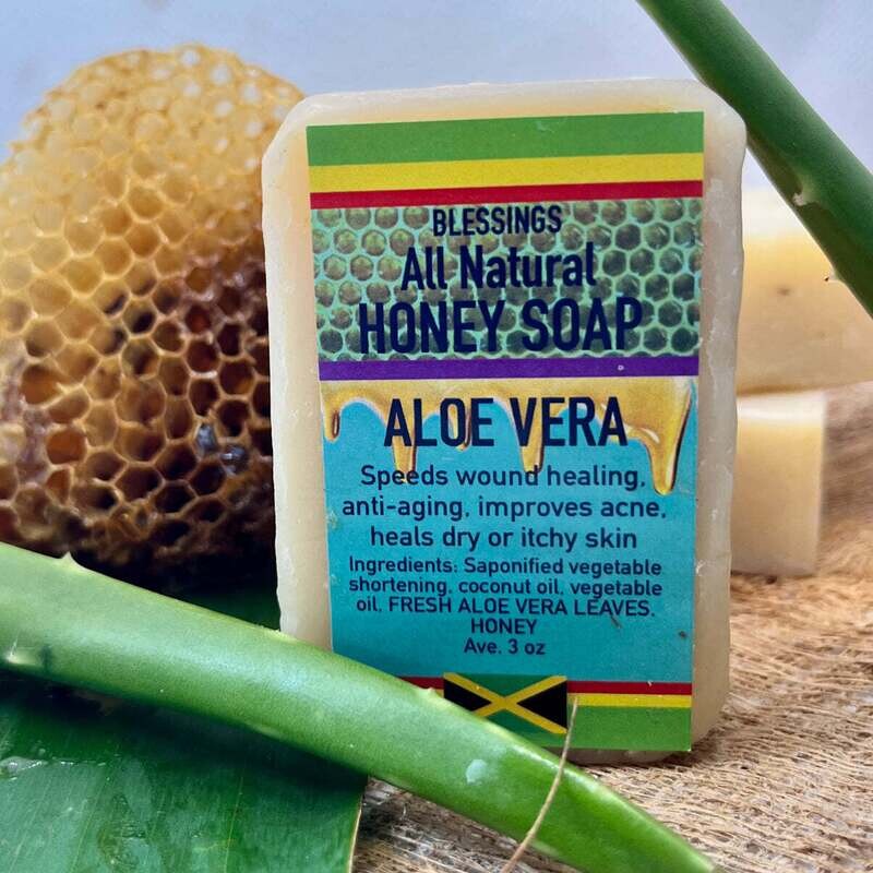 HONEY ALOE VERA SOAP (3oz)