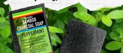 BAMBOO CHARCOAL PEPPERMINT (3oz)