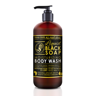 Liquid Black Soap Body Wash (16oz)
