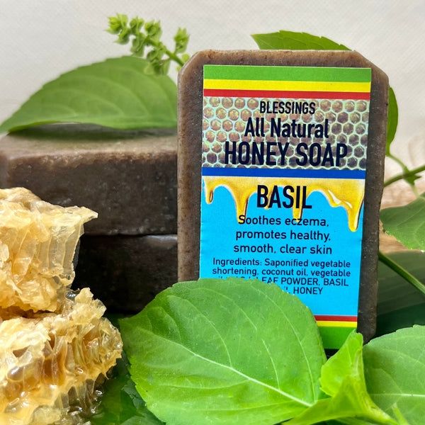 HONEY BASIL SOAP (3oz)