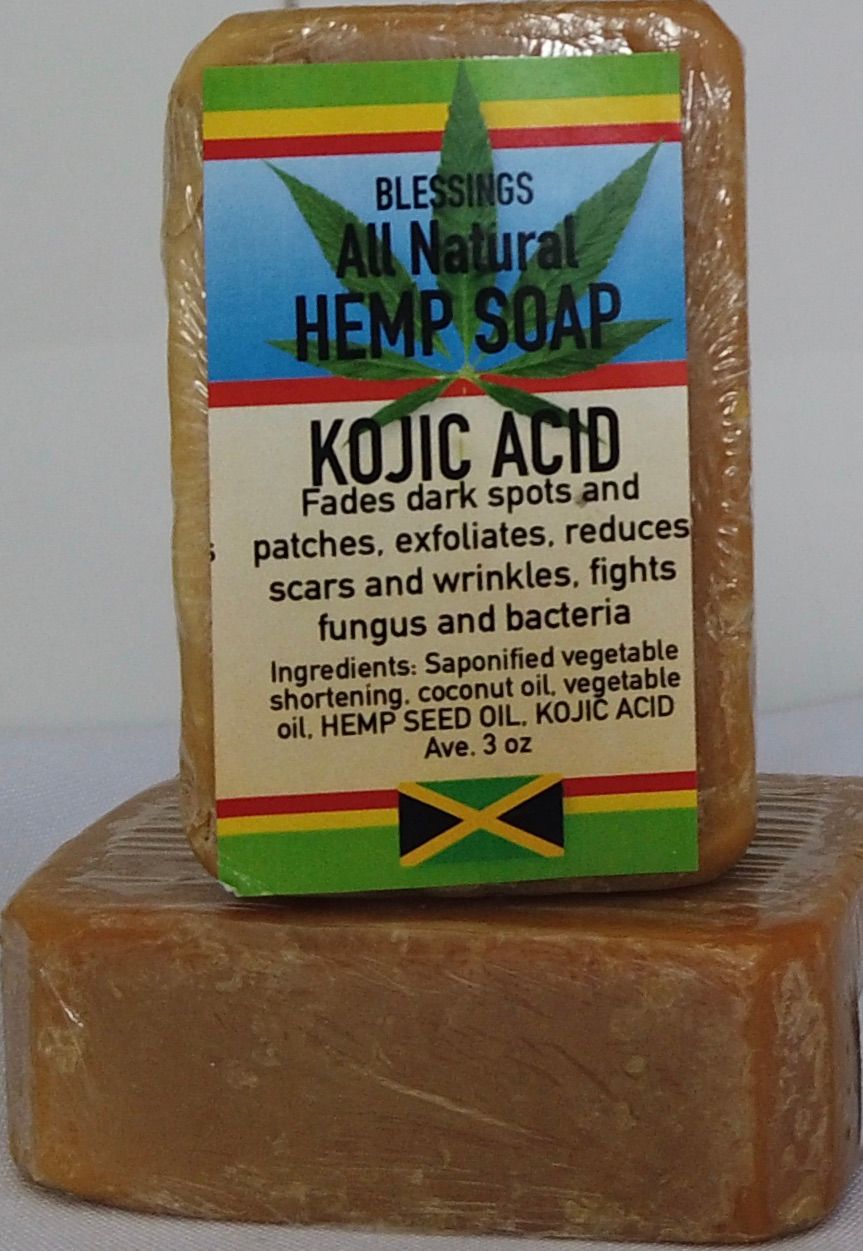 HEMP KOJIC ACID SOAP (3oz)