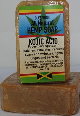 HEMP KOJIC ACID SOAP (3oz)