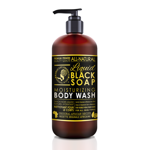 BLACK SOAP BODY WASH (16oz)