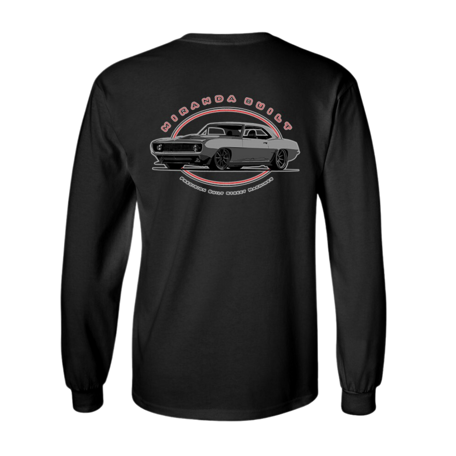 LARGE - Black Dry Fit w/ Red Circle