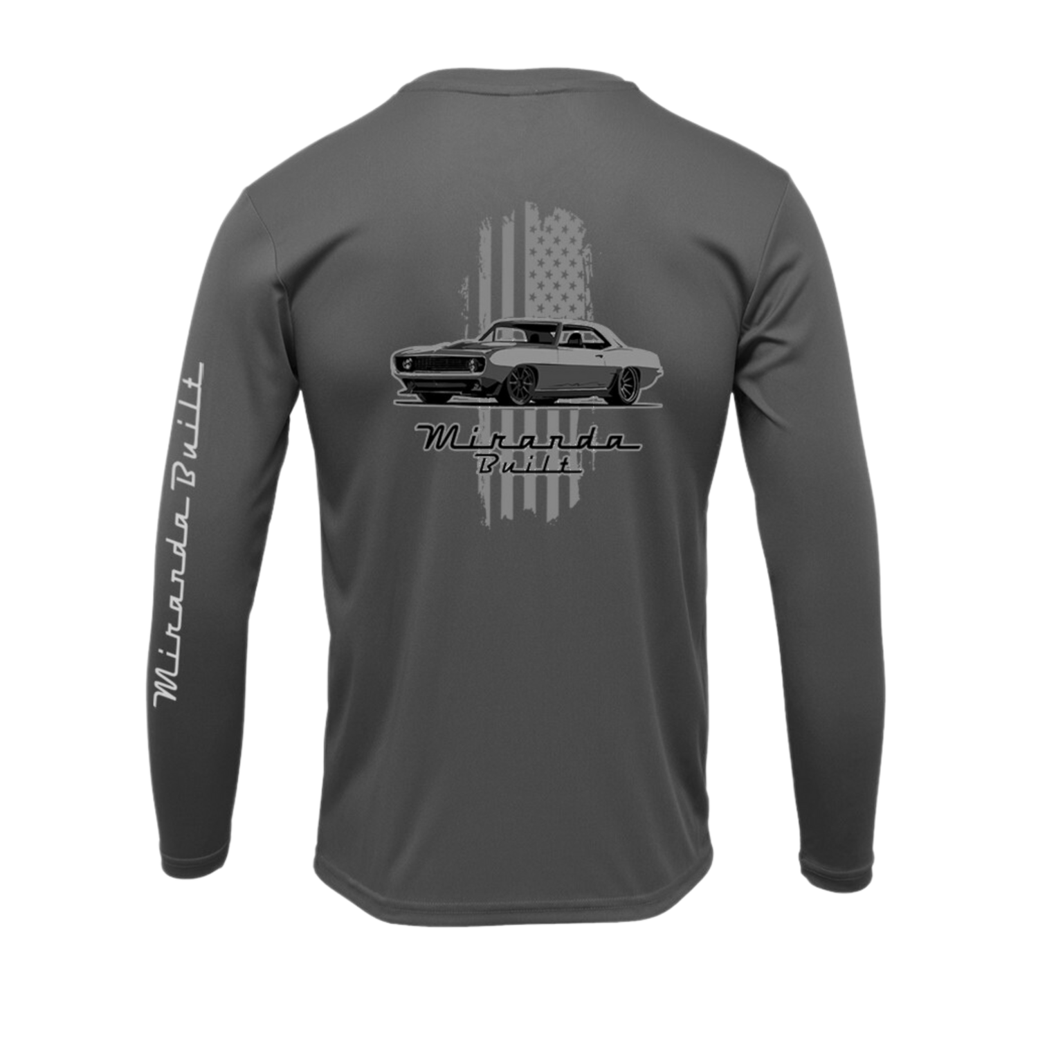 XL - Grey Dry Fit w/ Flag