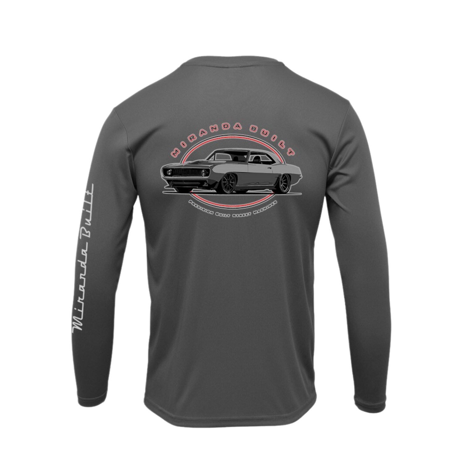 MEDIUM - Grey Dry Fit w/ Red Circle
