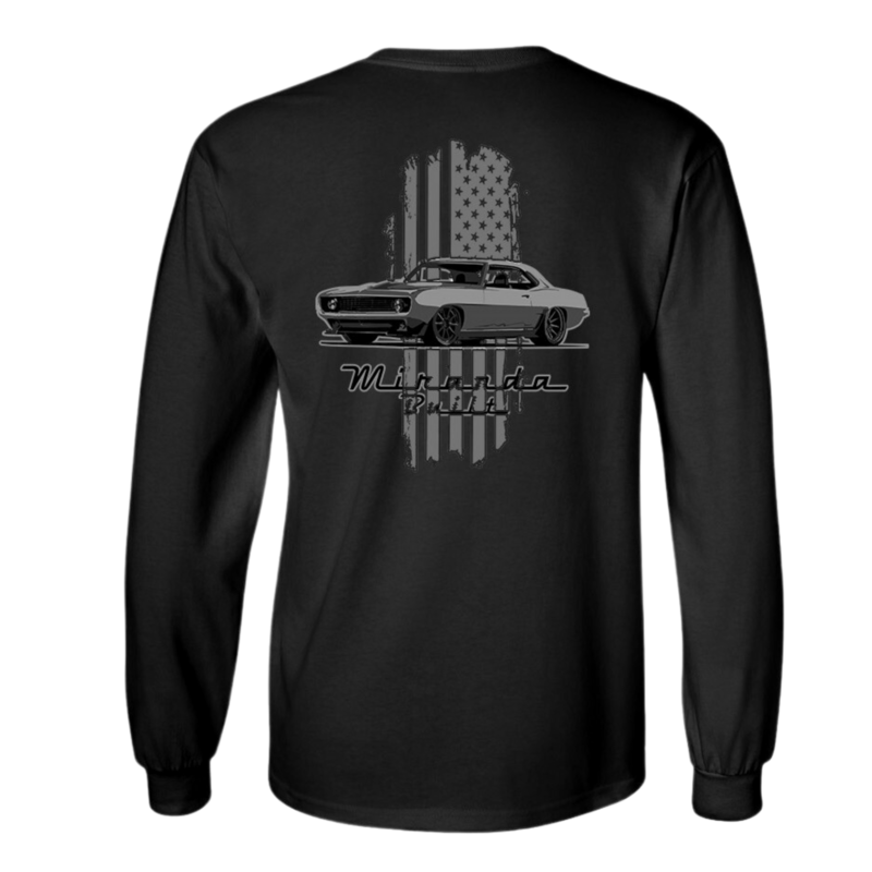 XL - Black Dry Fit w/ Flag