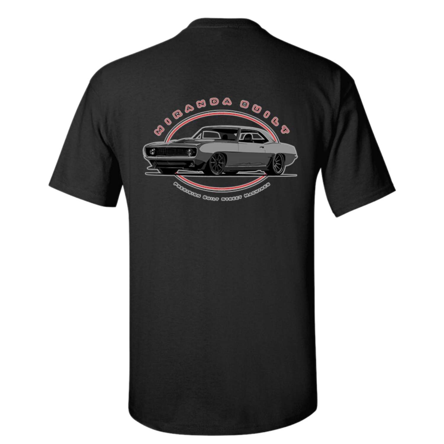 LARGE - Black Shirt w/ Red Circle