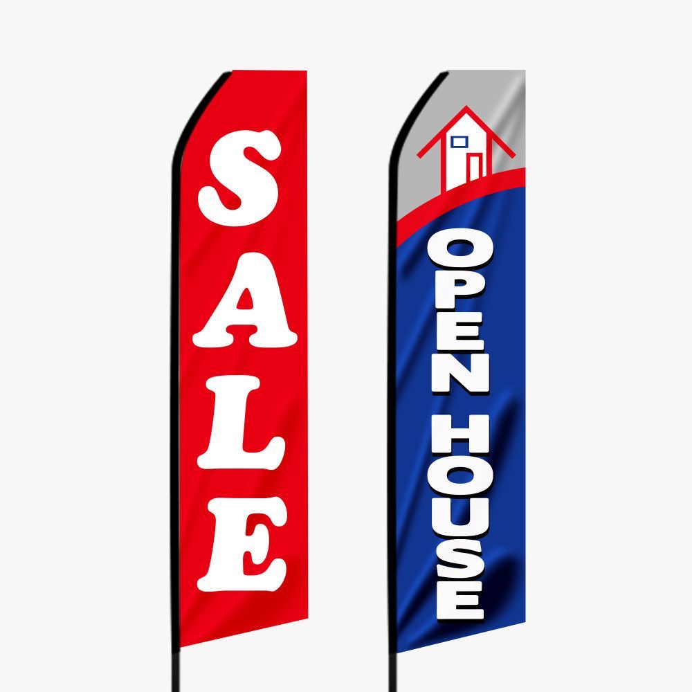 Automotive Ready To Print Feather Flags