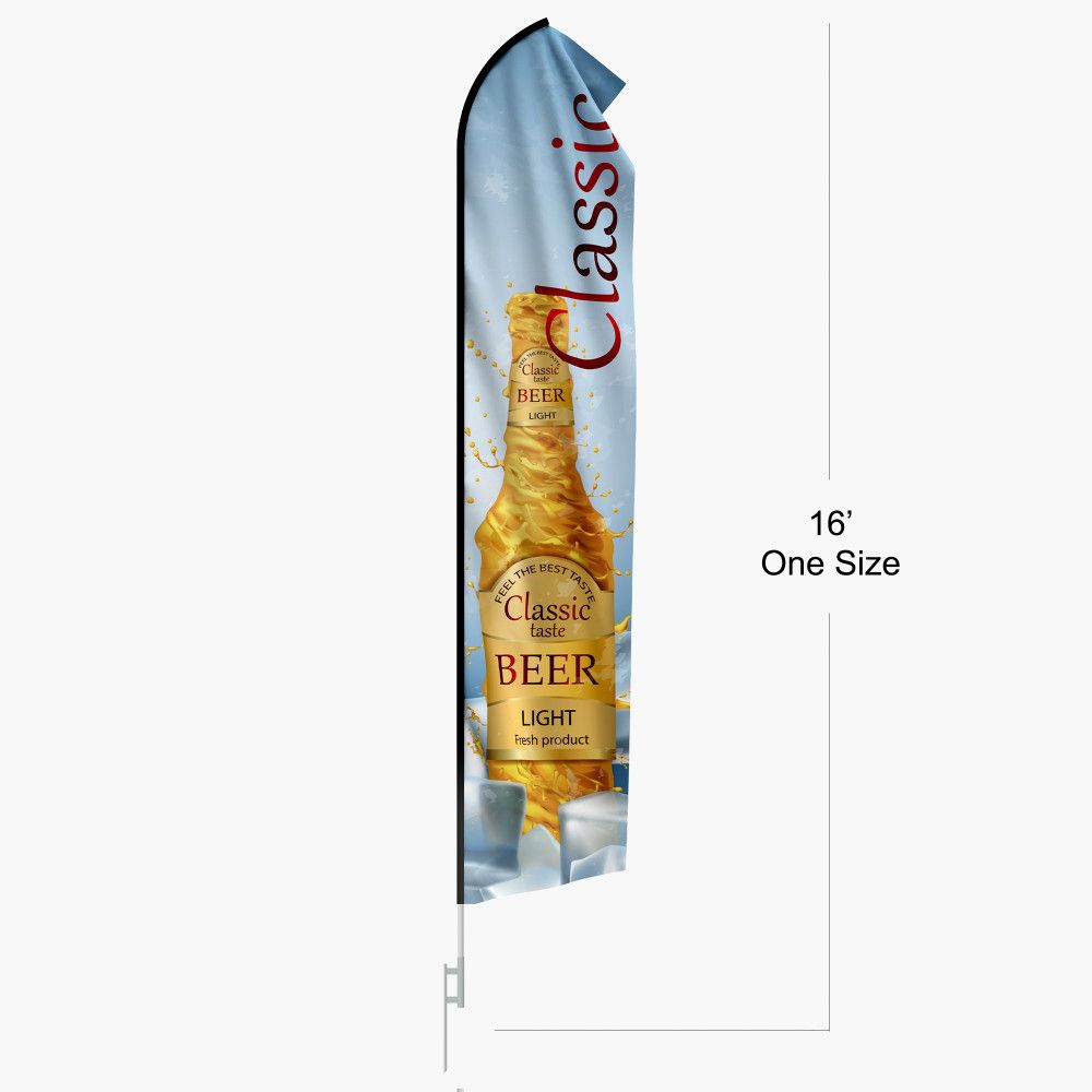 Automotive Ready To Print Feather Flags