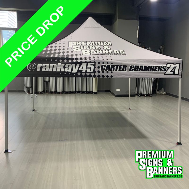Custom Aluminum 10x10 Pop Up Canopy