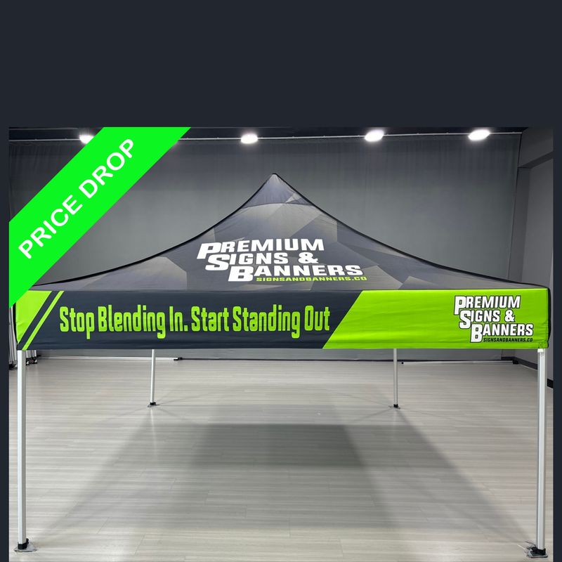 Custom Aluminum 10x10 Pop Up Canopy