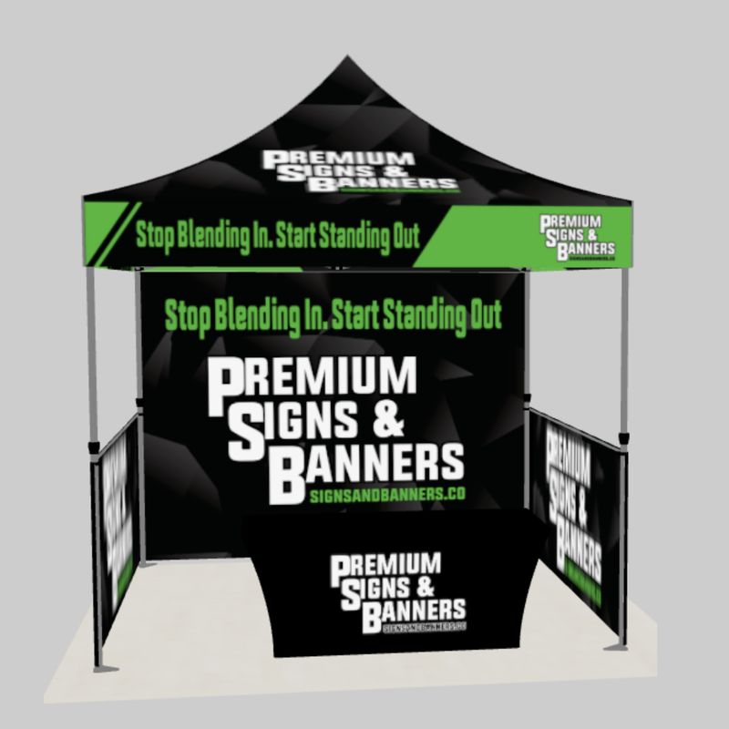 Custom Aluminum 10x10 Pop Up Canopy Package 3