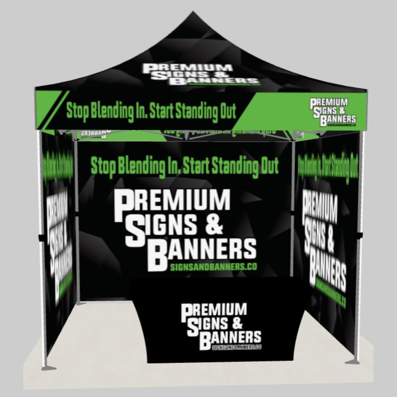 Custom Aluminum 10x10 Pop Up Canopy Package 5