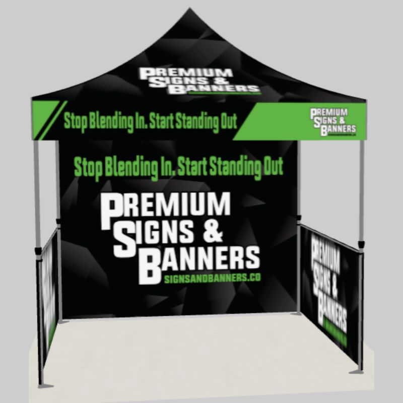 Custom Aluminum 10x10 Pop Up Canopy Package 2