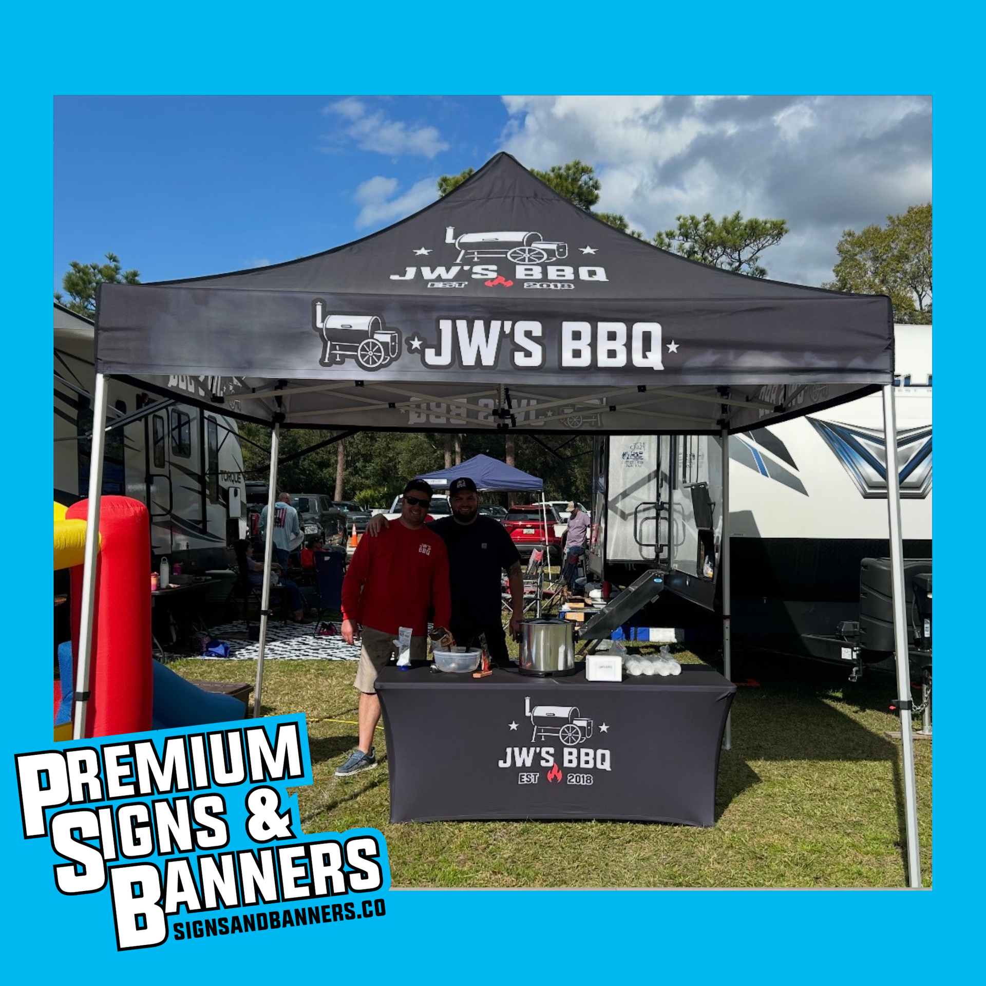 Custom Aluminum 10x10 Pop Up Canopy