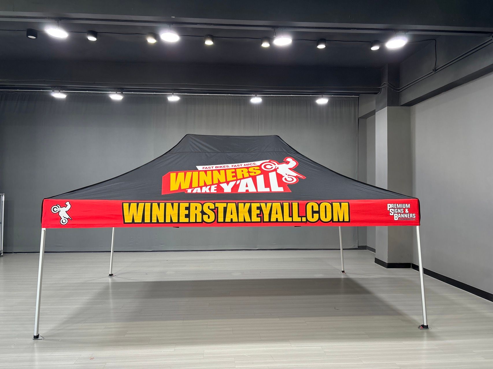 Custom Aluminum 10x15 Pop Up Canopy