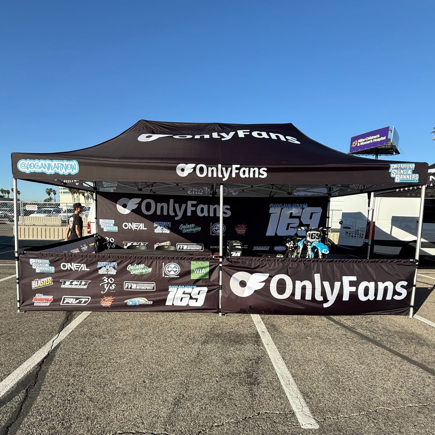 Custom Aluminum 10x20 Pop Up Canopy