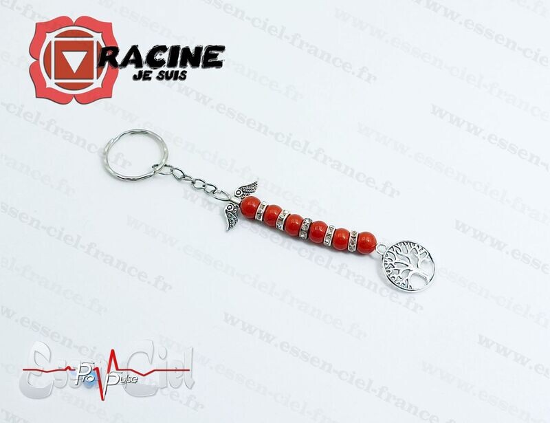 Porte-clef d'harmonisation Chakra RACINE