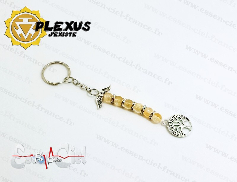 Porte-clef d'harmonisation Chakra PLEXUS