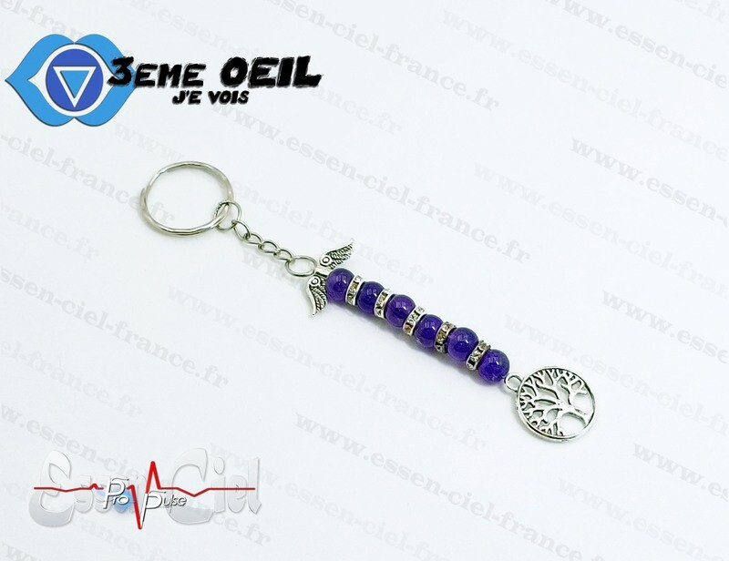 Porte-clef d'harmonisation Chakra 3ᵉ ŒIL