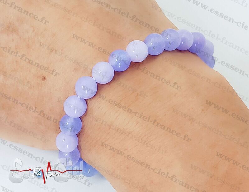 BRACELET AGATE MAUVE
