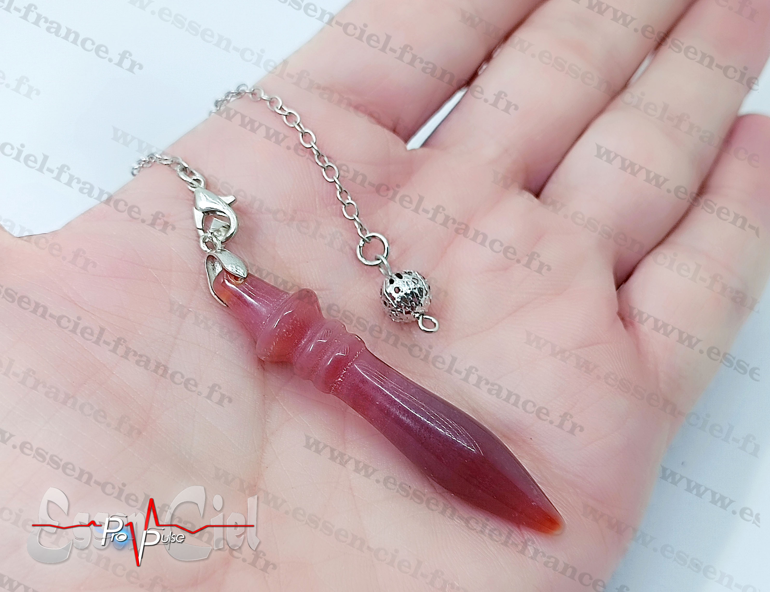 Pendule Égyptien Light - CORNALINE ORANGE