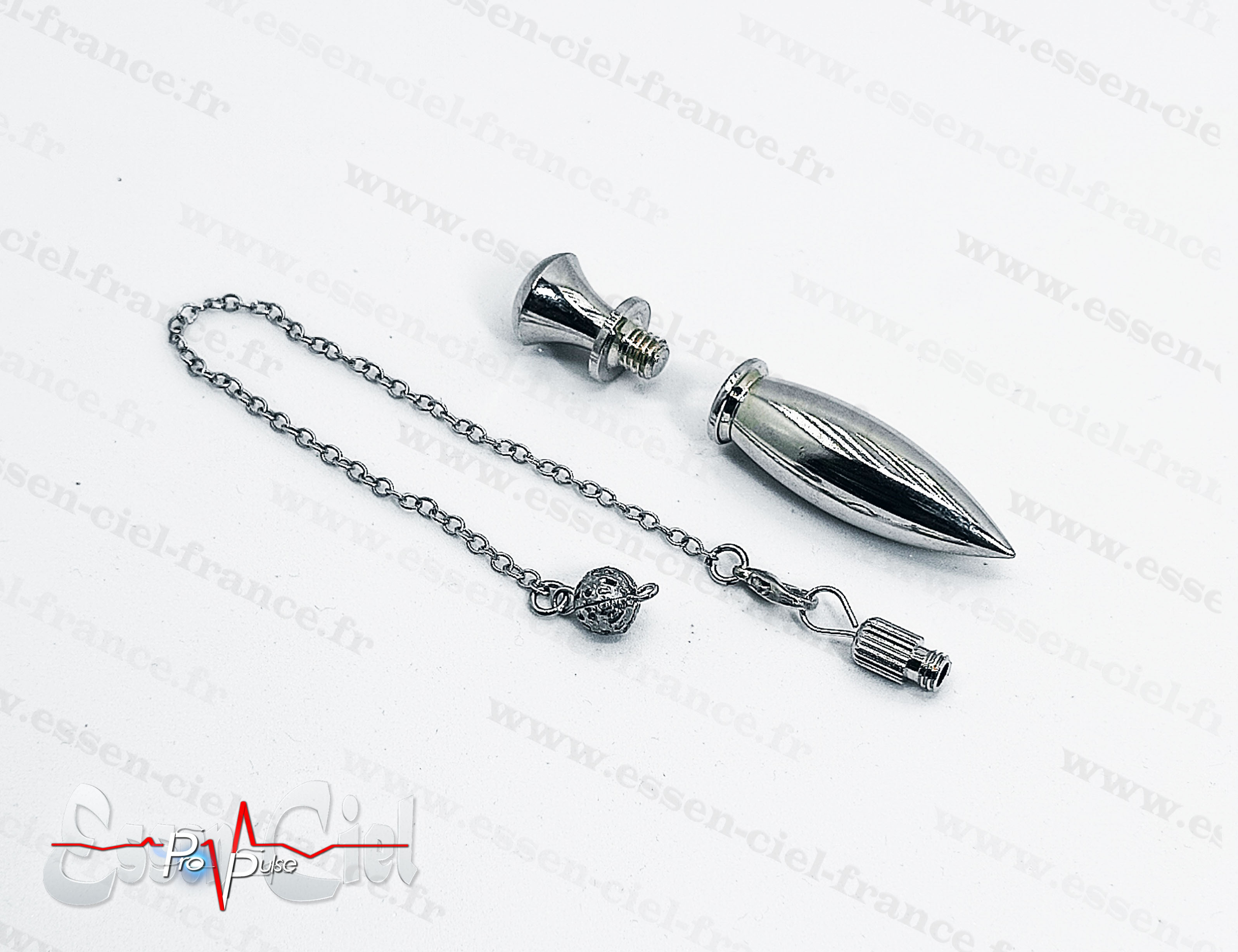 Pendule TÉMOIN ÉGYPTIEN - MÉTAL ARGENTÉ