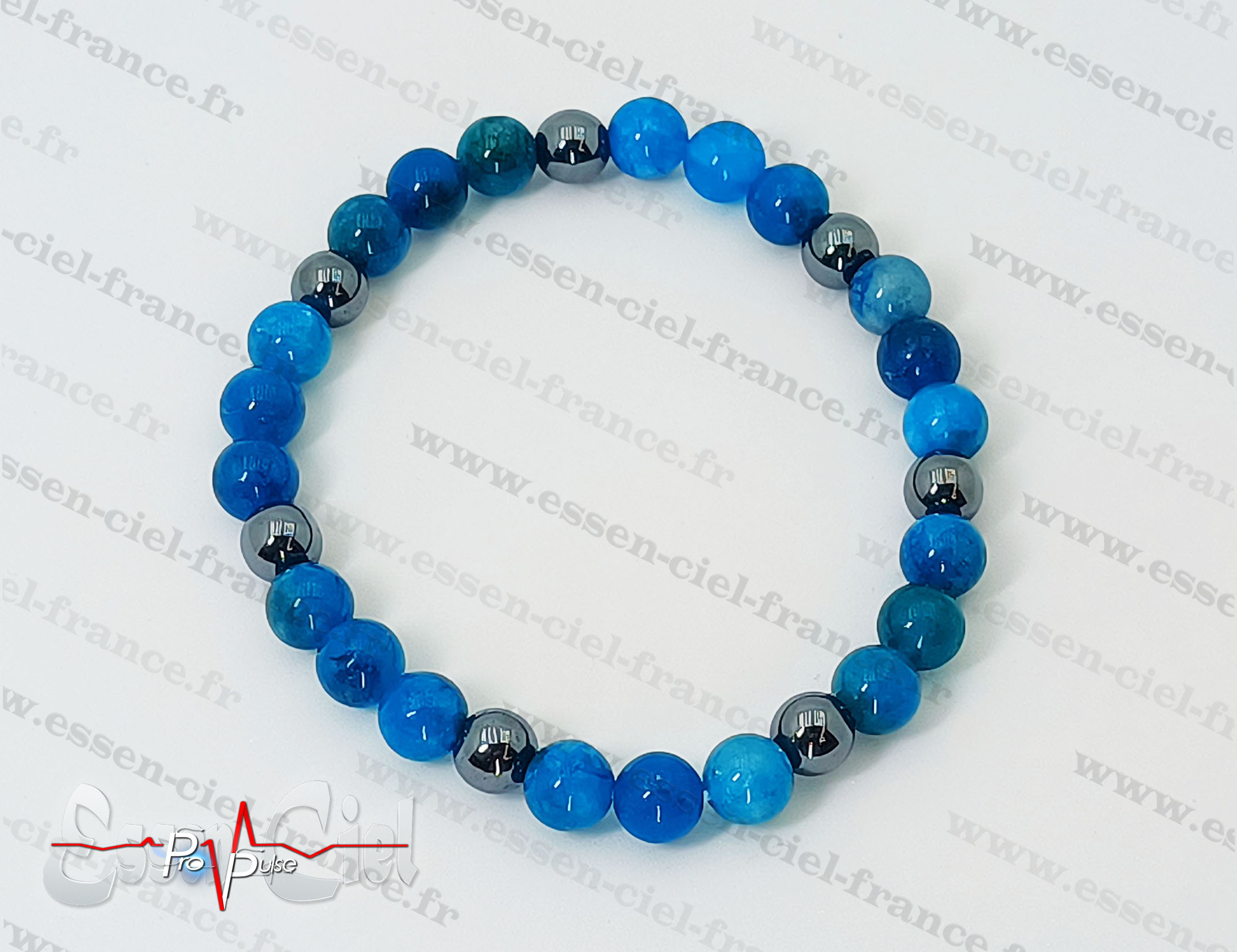 BRACELET APATITE / MAGNÉTITE