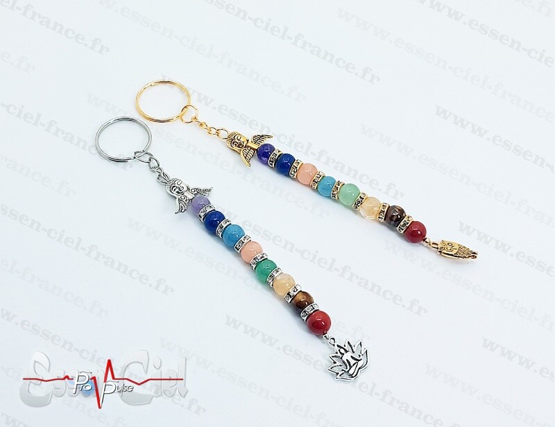 Porte-clef d'harmonisation 8 chakras