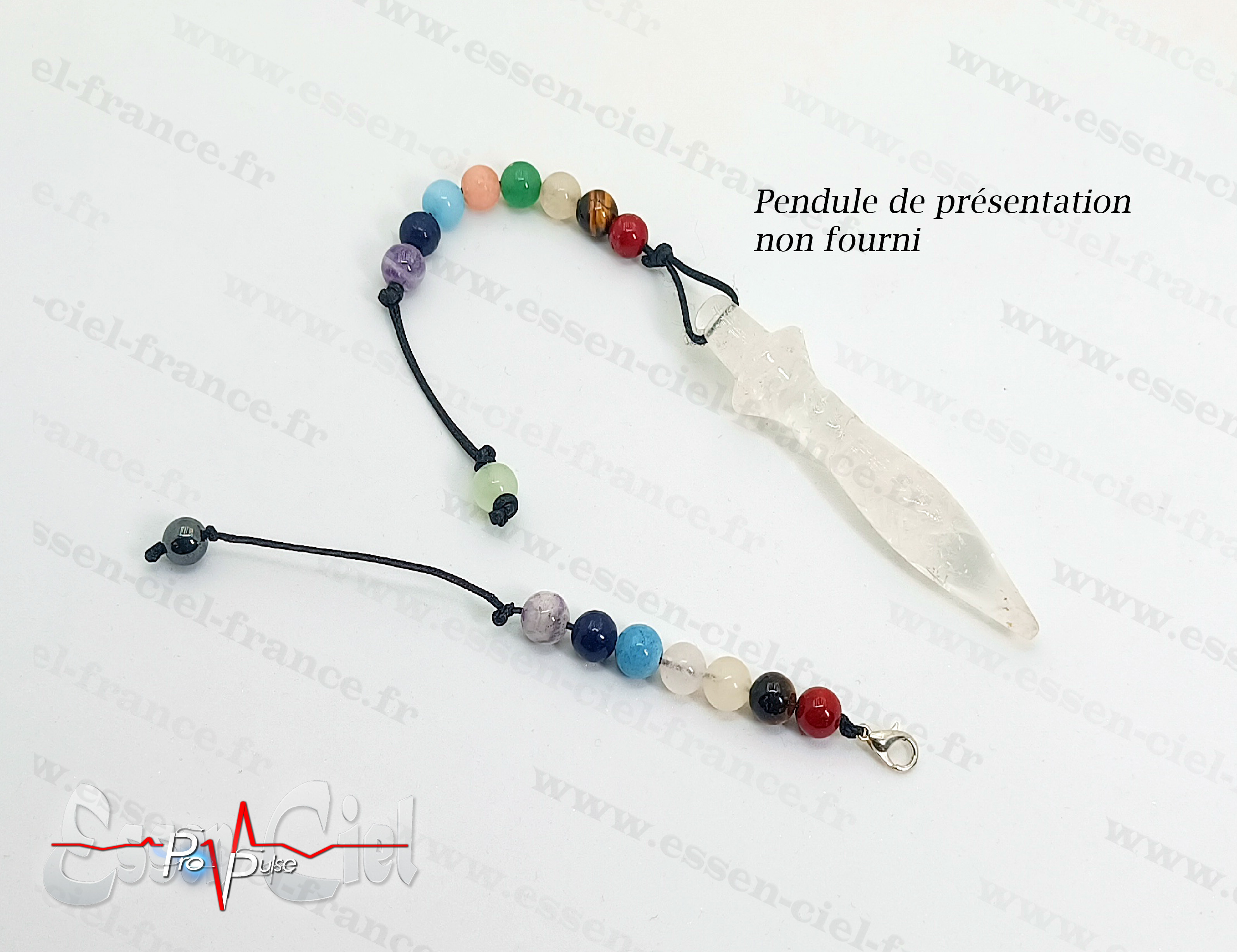 Cordon pendule - 7 chakras