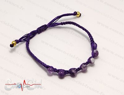 Bracelet Macramé Minéraux Artisanal Bracelet Macramé Minéraux Artisanal