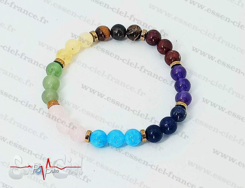 Bracelet Elastiques CHAKRAS