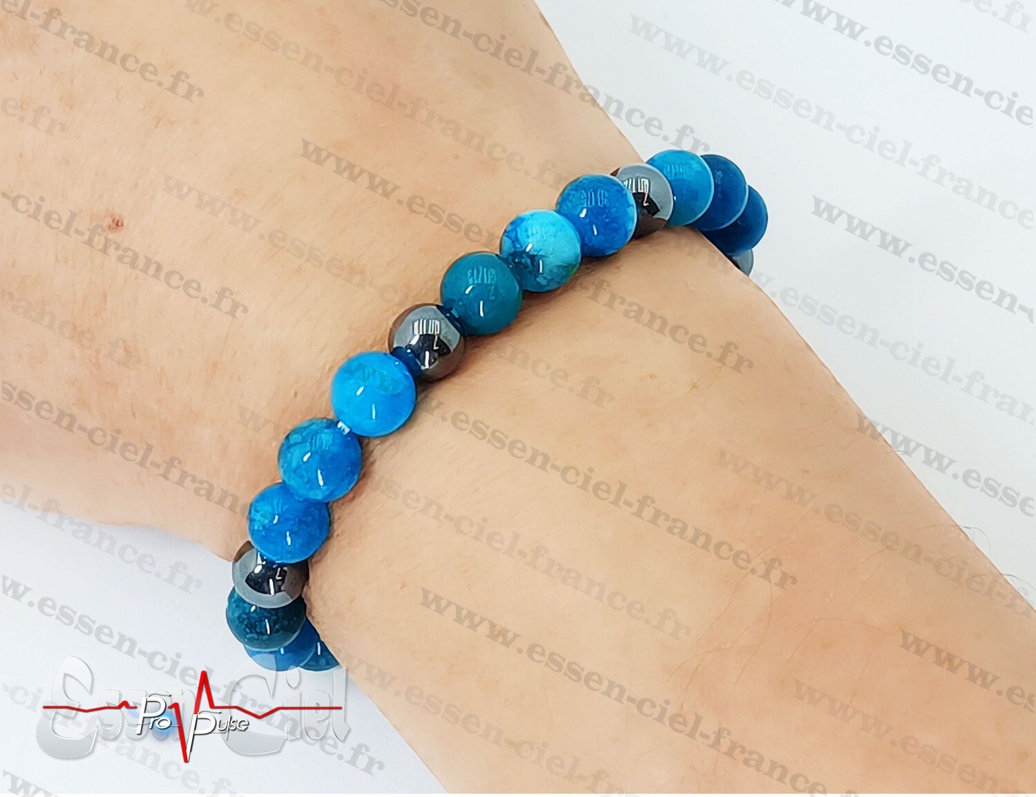BRACELET APATITE / MAGNÉTITE