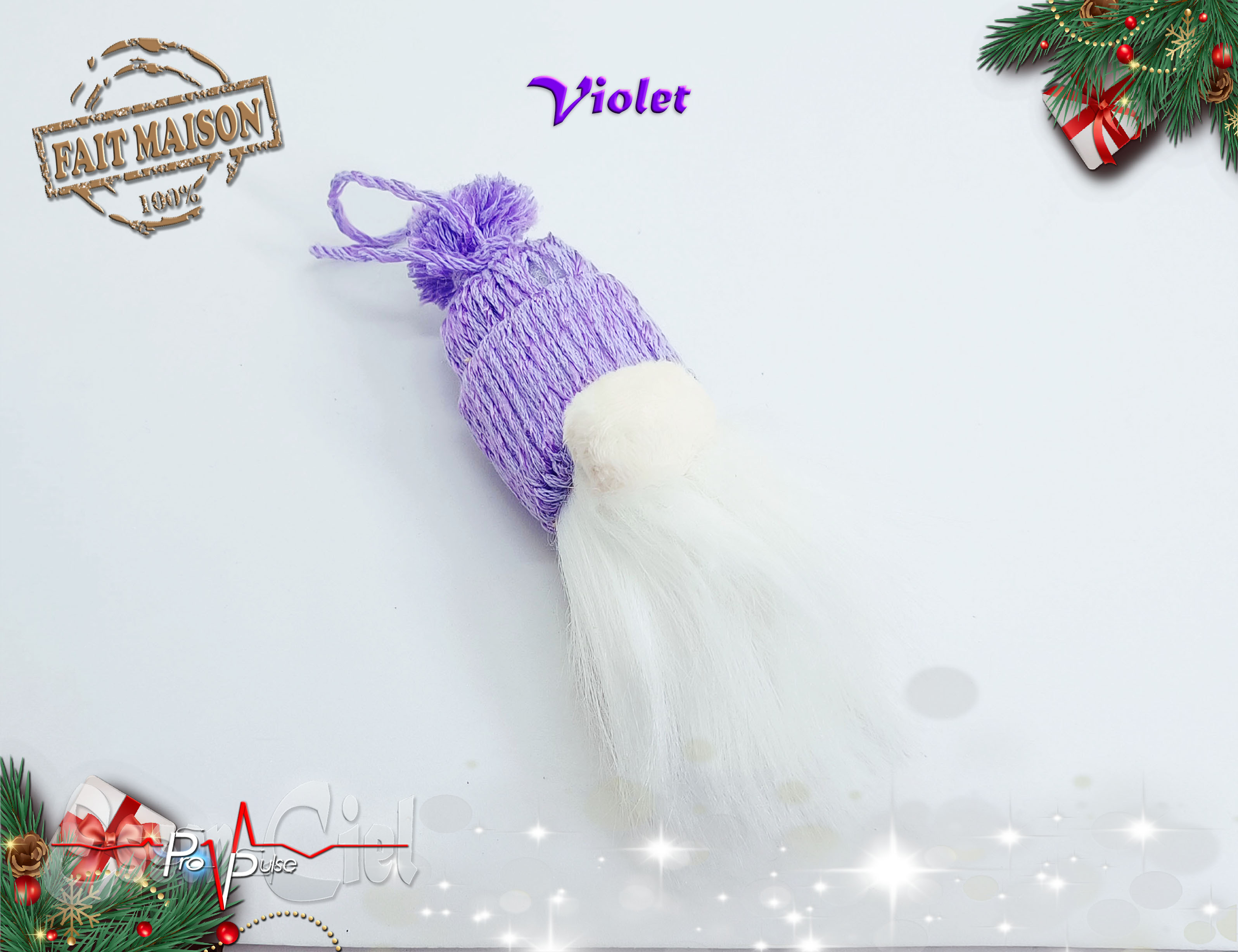 Suspension GNOME DE NOËL - 12cm