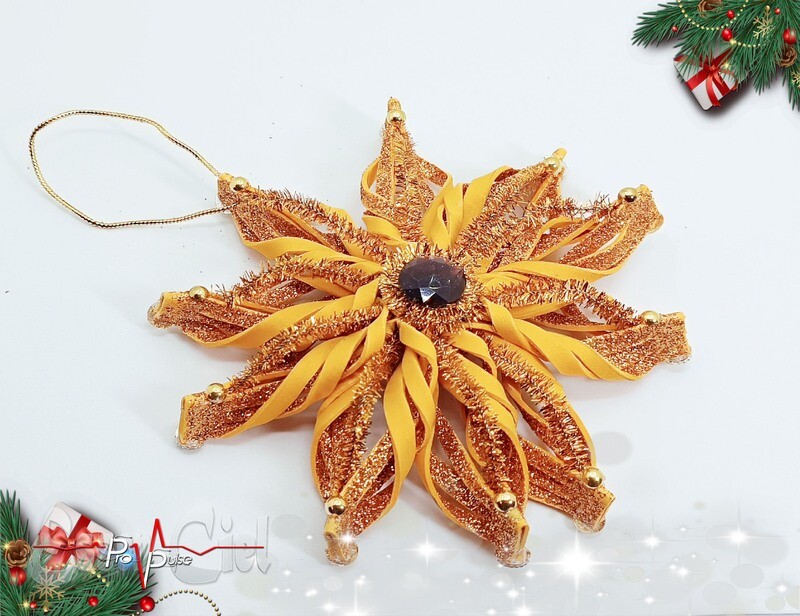 Suspension ÉTOILE STRASS DE NOËL - 12cm Suspension ÉTOILE STRASS DE NOËL - 12cm