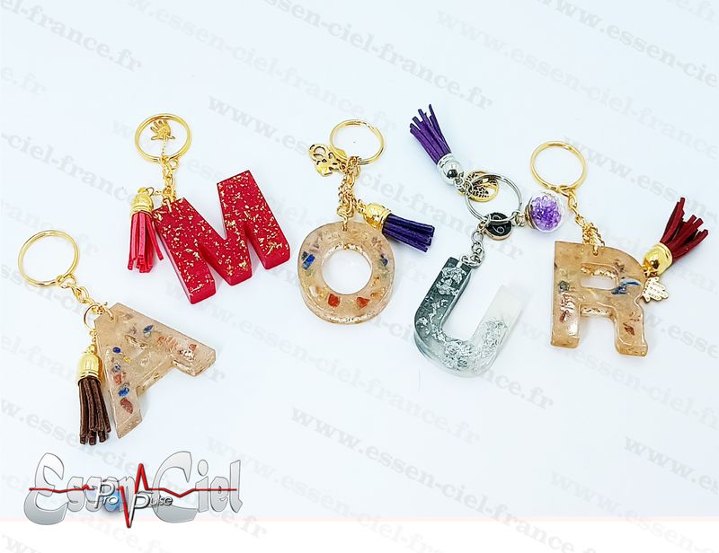 Porte-clef Résine Artisanal Porte-clef Résine Artisanal
