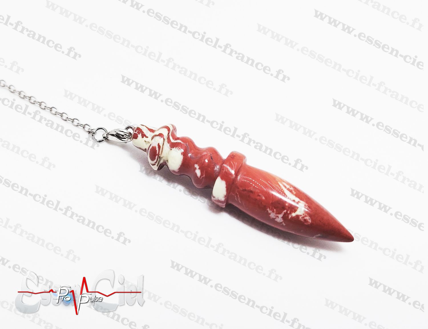 Pendule Thôt - JASPE ROUGE Pendule Thôt - JASPE ROUGE