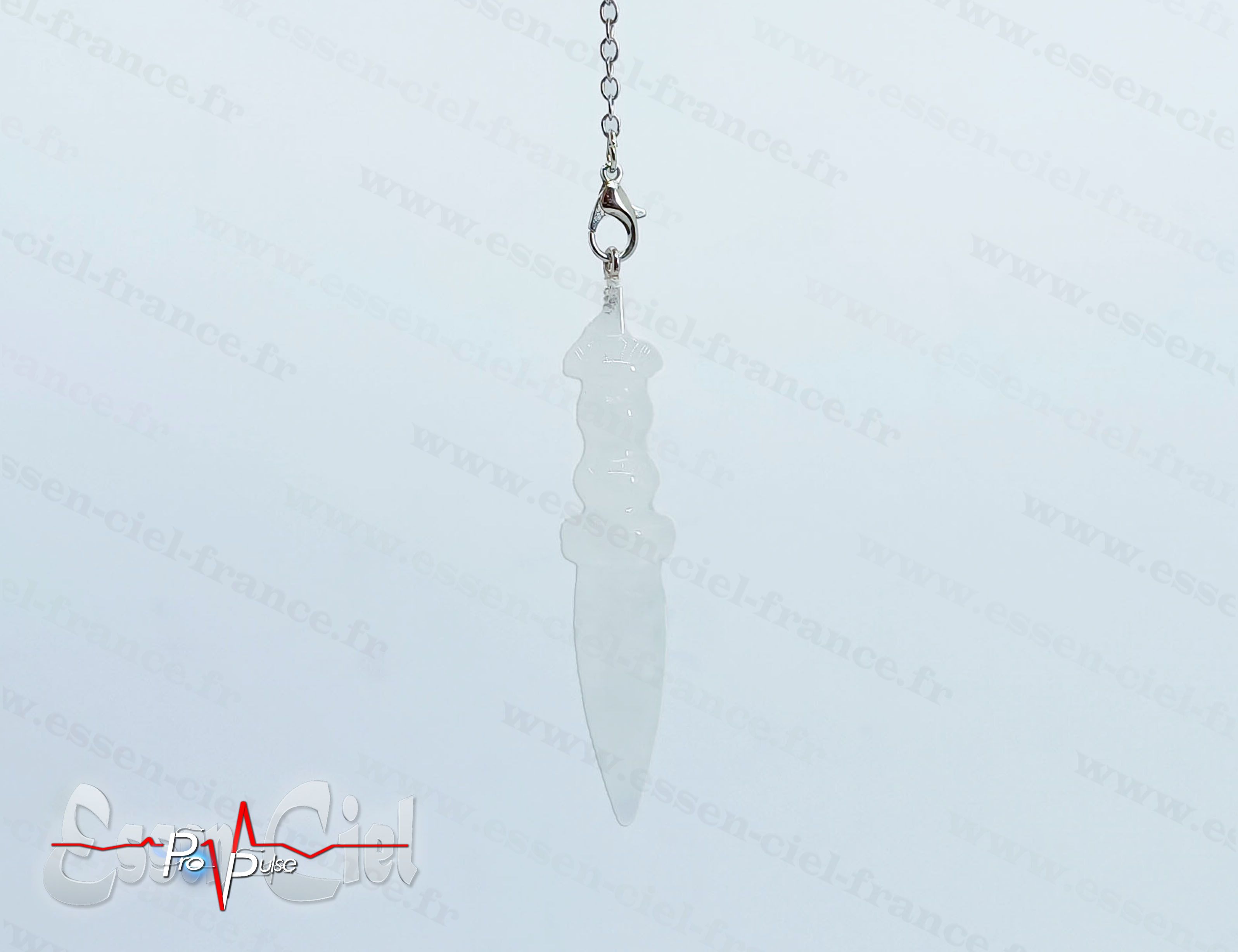 Pendule Thôt - QUARTZ BLANC