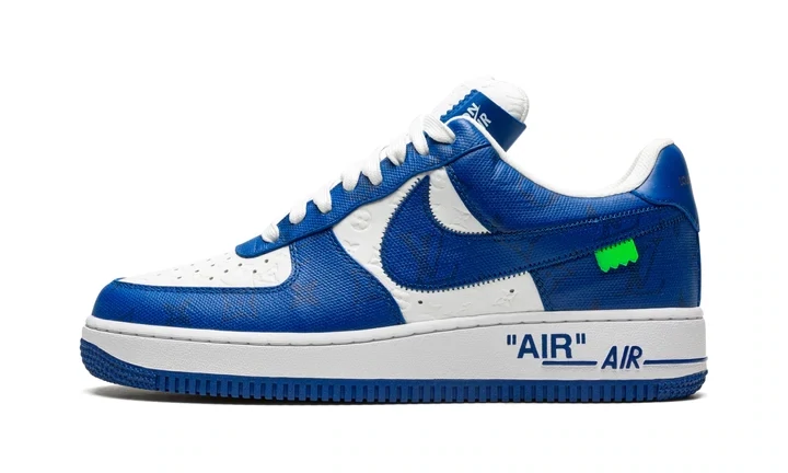 Louis Vuitton Nike Air Force 1 Low By Virgil Abloh White Royal