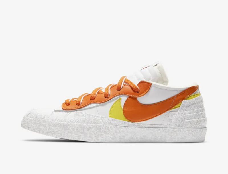 Nike Blazer Low sacai White Magma Orange