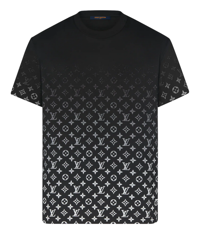 Louis Vuitton T-shirt con motivo Monogram effetto sfumato LVSE