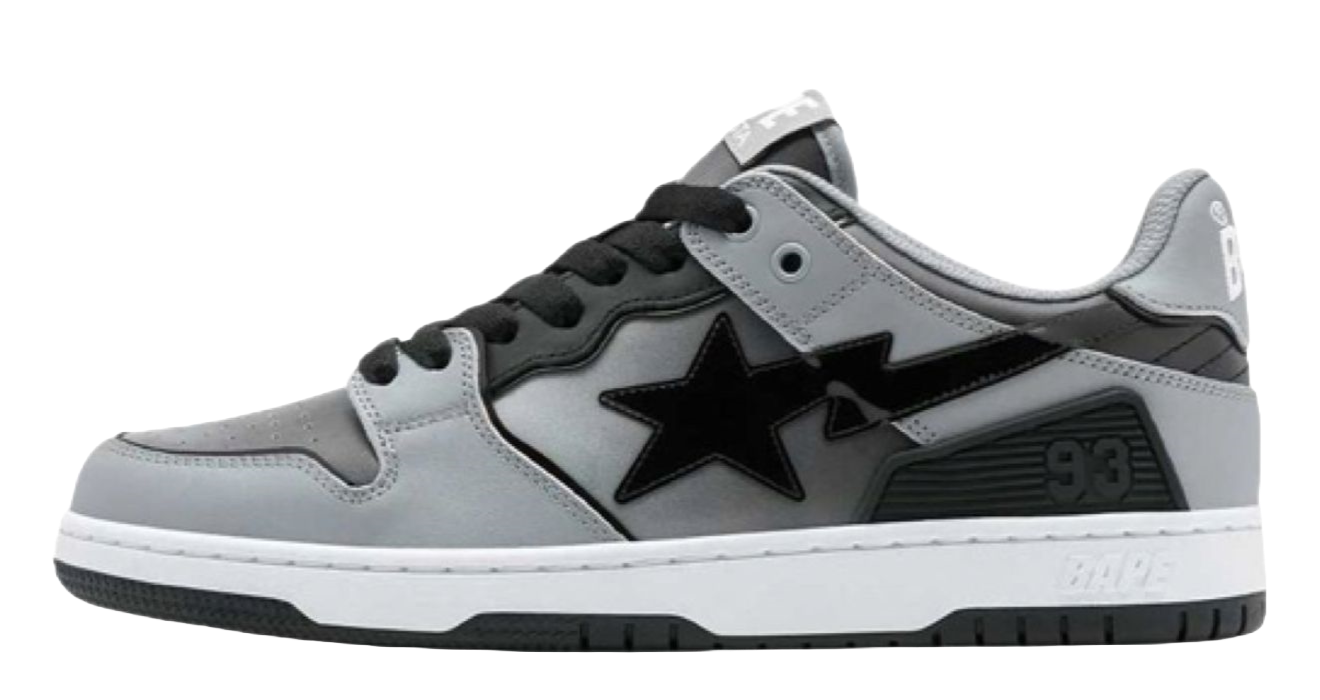 A Bathing Ape Bape SK8 Sta Grey Gradation