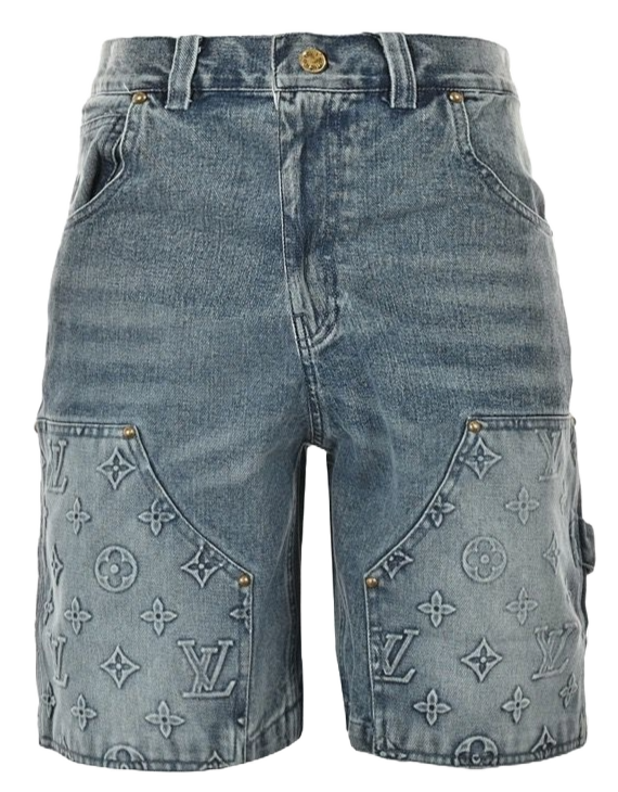 Louis Vuitton LV Denim Carpenter Shorts