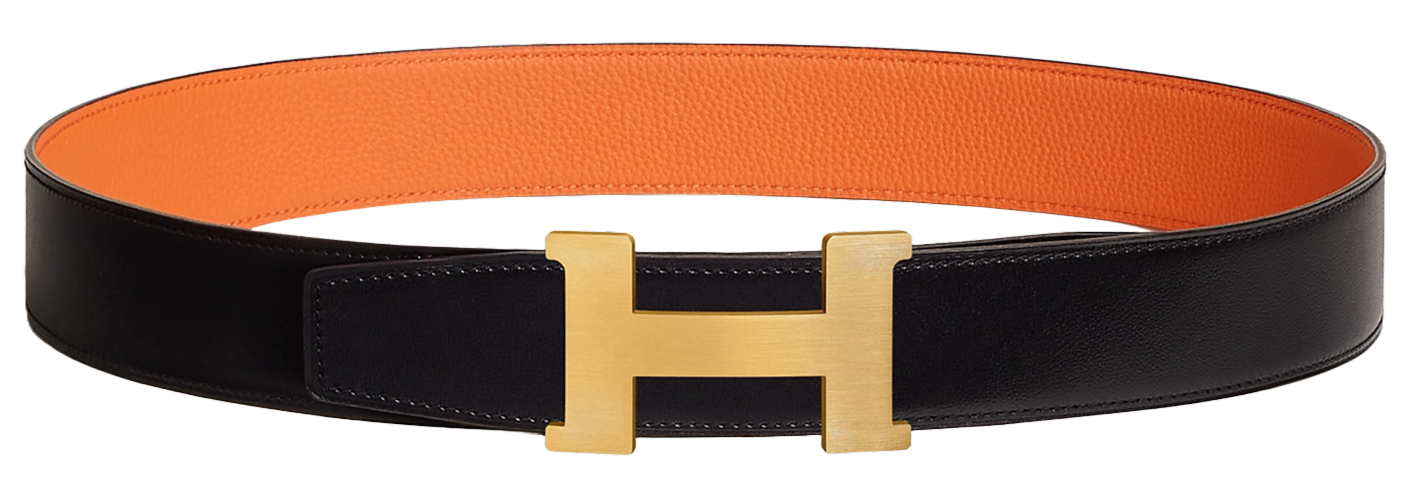 Cintura Hermès fibbia Constance &amp; Pelle reversibile 38 mm